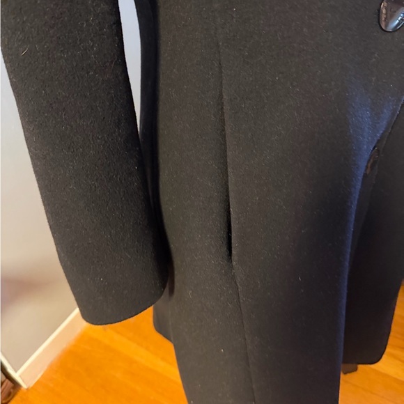 Via Spiga Black and Purple Floral Coat - Picture 4 of 10